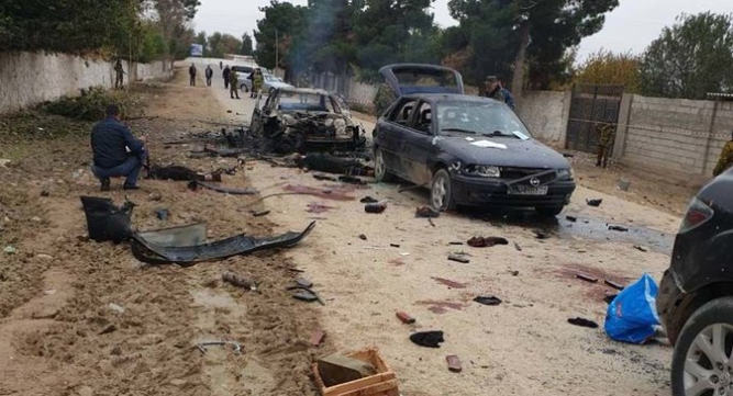 The convoy of vehicles that we're ambushed in Tajikistan by Islamic State